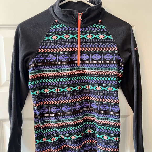 Columbia Other - COLUMBIA Girls Aztec Print Fleece Size Large